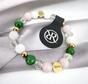 Bracelet made of natural stones with engraving Mama