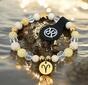 Bracelet Mother of the Sun with zodiac sign and angel