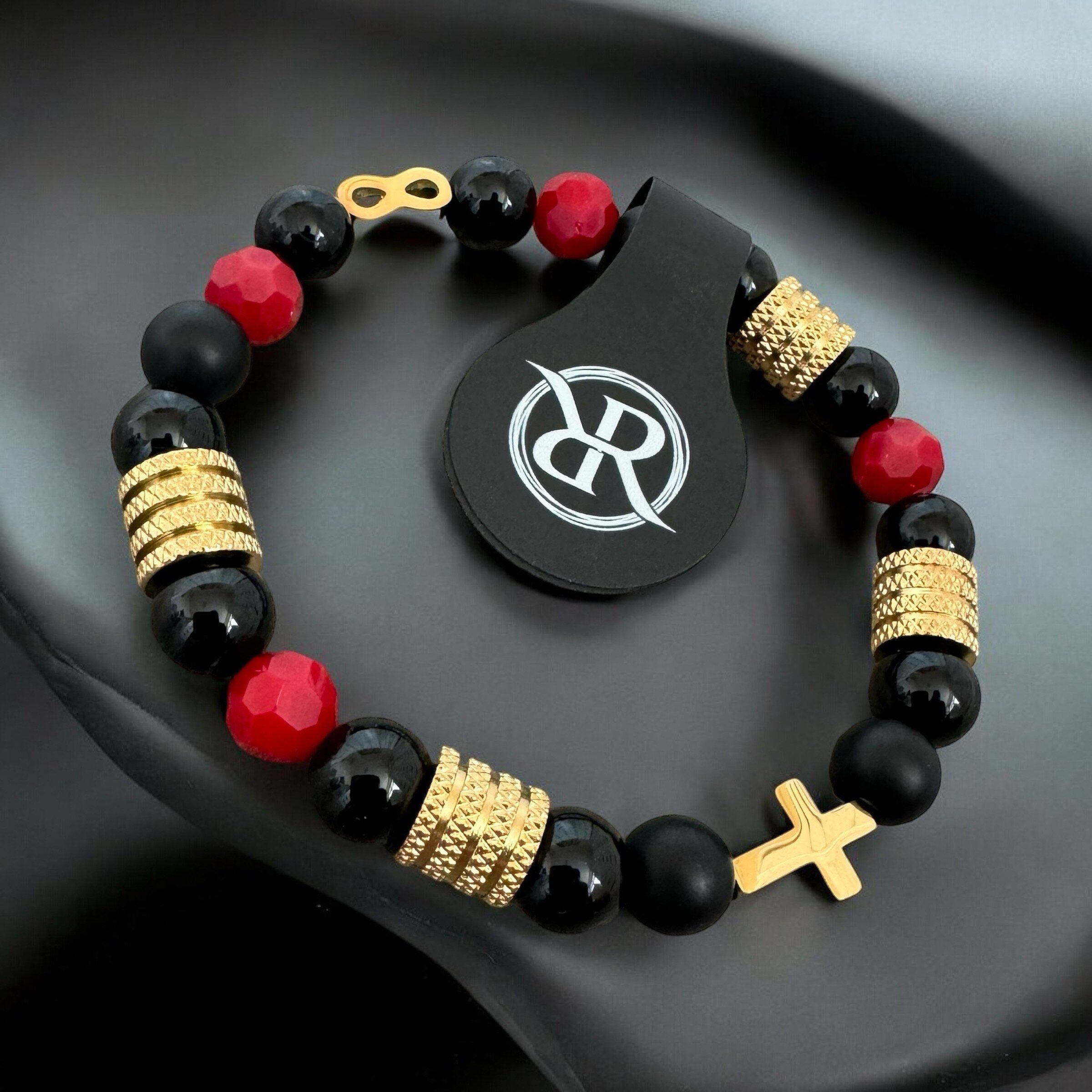 Bracelet with red stone