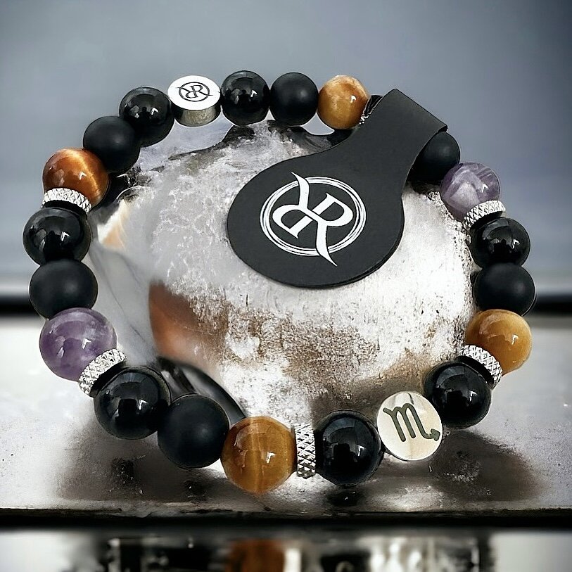 Protective bracelet with zodiac sign