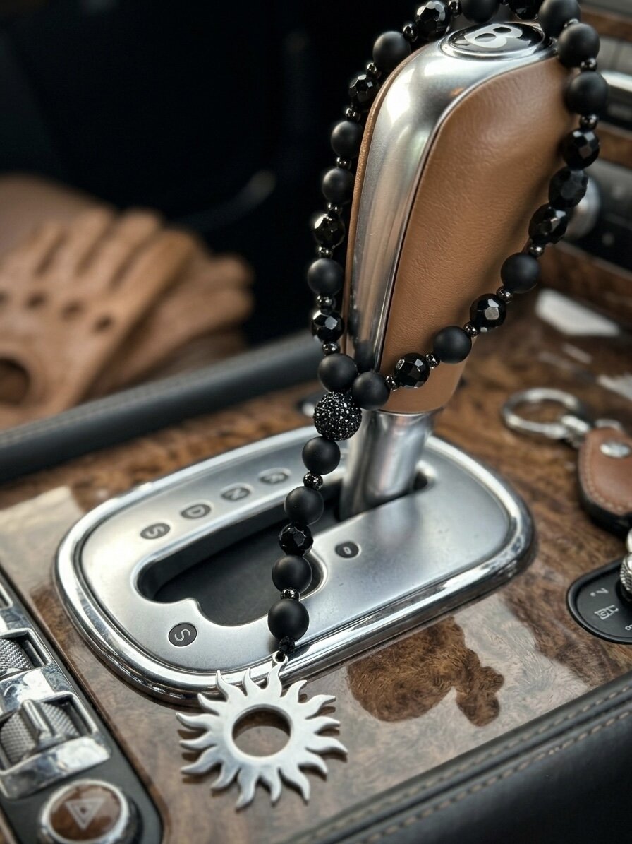Car rosary for the gear lever – Lord of the Sun