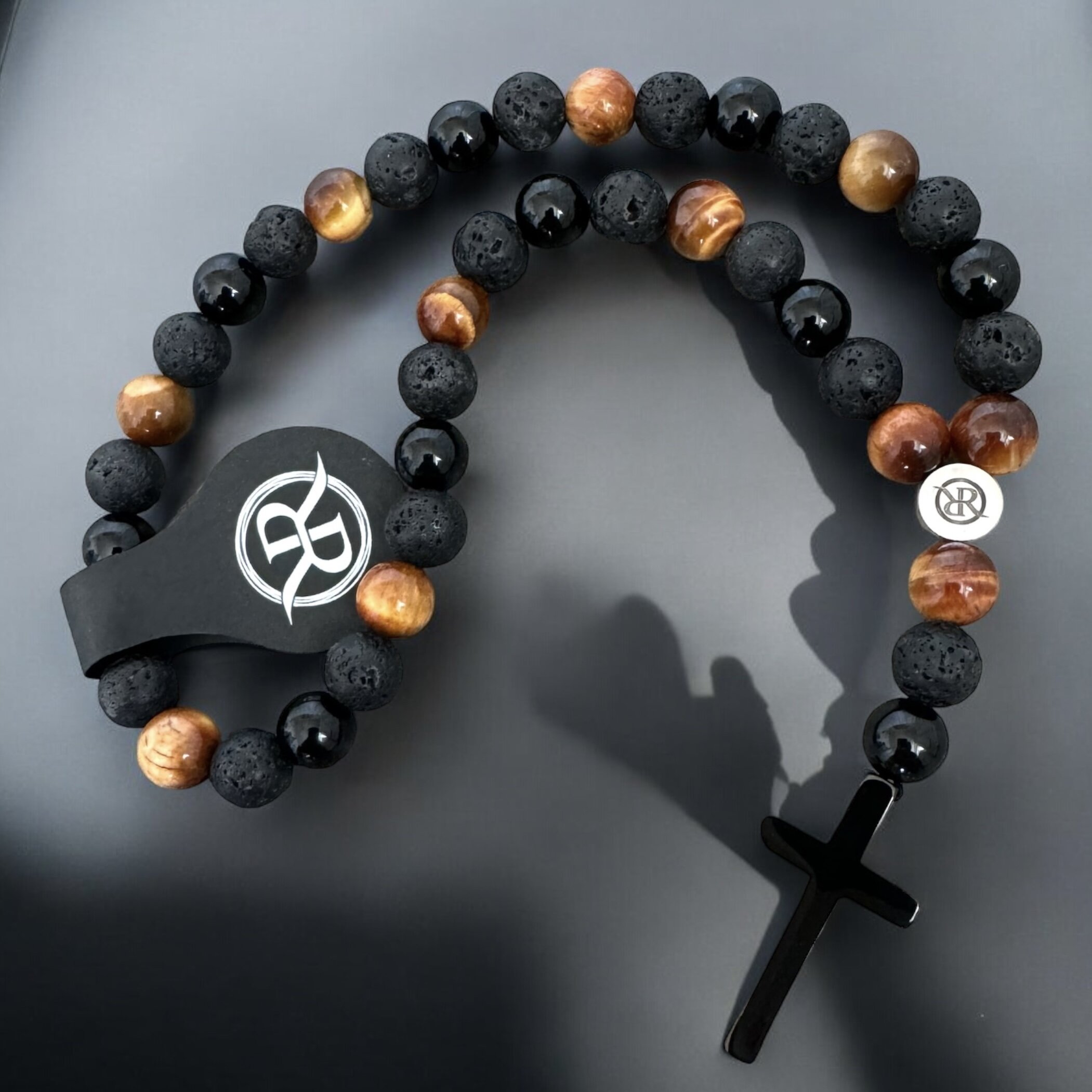 Car rosary made of natural stones