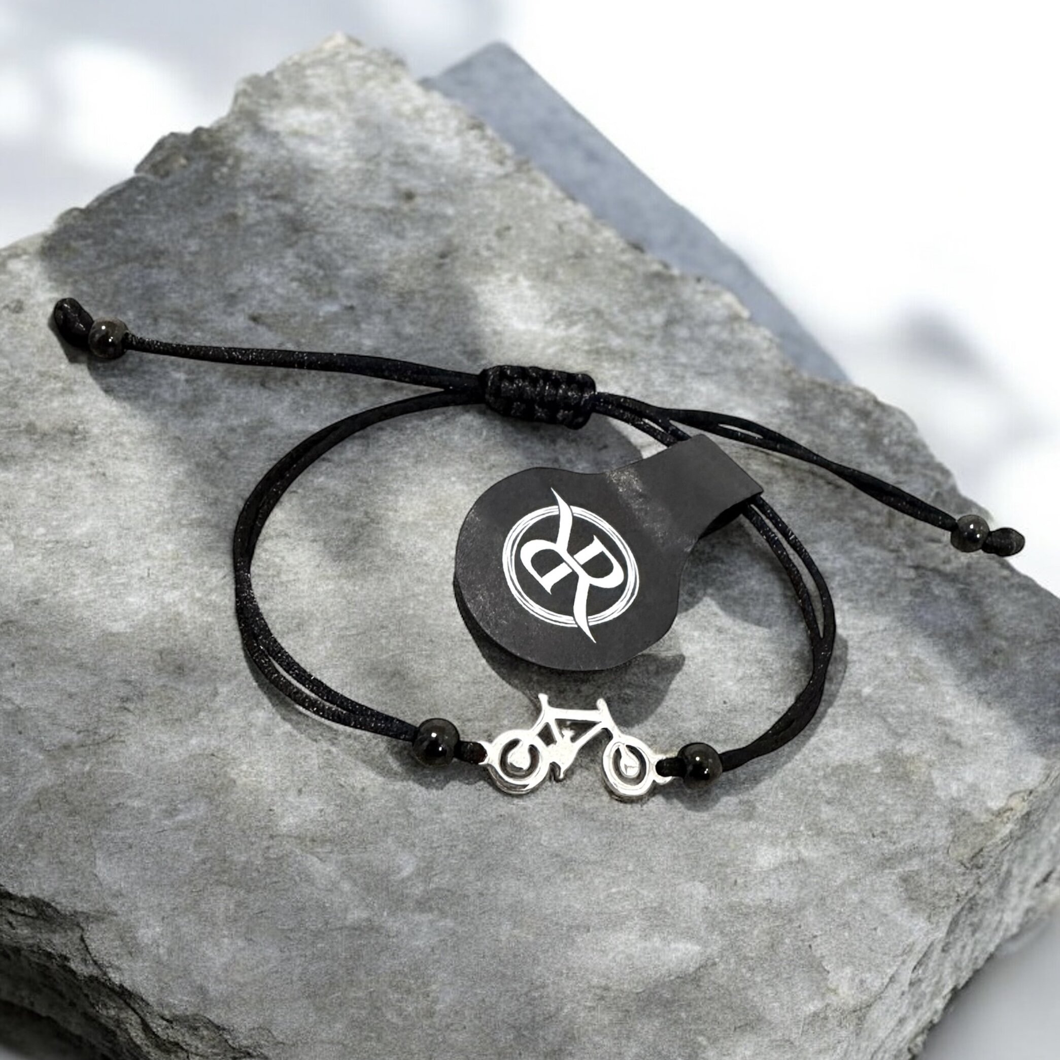 Minimalist bracelet with motorbike