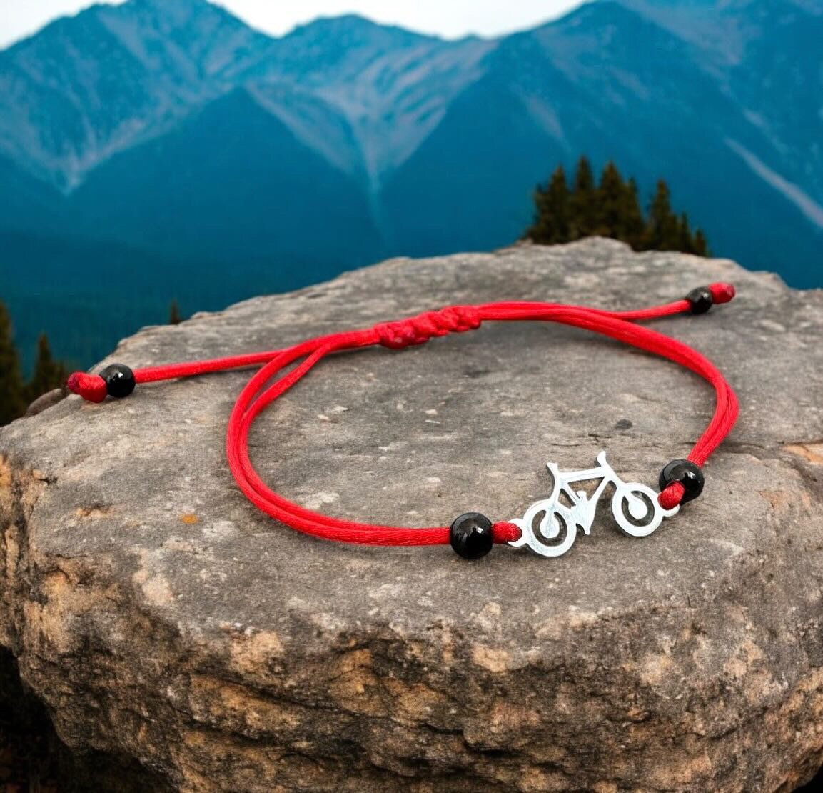 Minimalist bracelet with motorbike