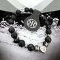 Personalised bracelet with heart with engraving I love you