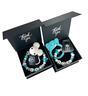 All-silicone pacifier chain and teether set